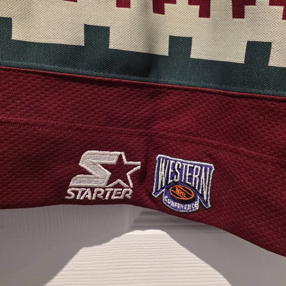 Original NHL Endorsed Starter Phoenix Coyote Jersey Men's Medium -Mint Condition - Picture 9 of 9